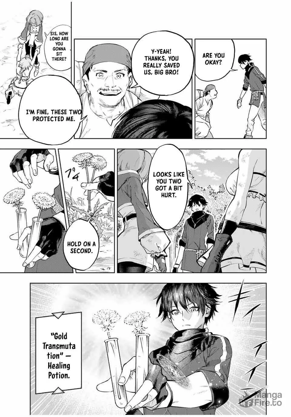 Genkai Shuuraku wo Datsu Mura Shita Renkinjutsushi, Tokai de "Saikyou" nano ga Bare Makuru. ~Rougai domo ni wa Iikagen Aiso ga Tsukimashita~ Chapter 1 page 51 - 