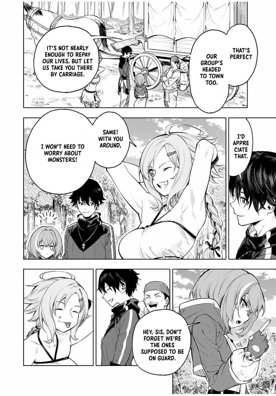 Genkai Shuuraku wo Datsu Mura Shita Renkinjutsushi, Tokai de "Saikyou" nano ga Bare Makuru. ~Rougai domo ni wa Iikagen Aiso ga Tsukimashita~ Chapter 1 page 56 - 