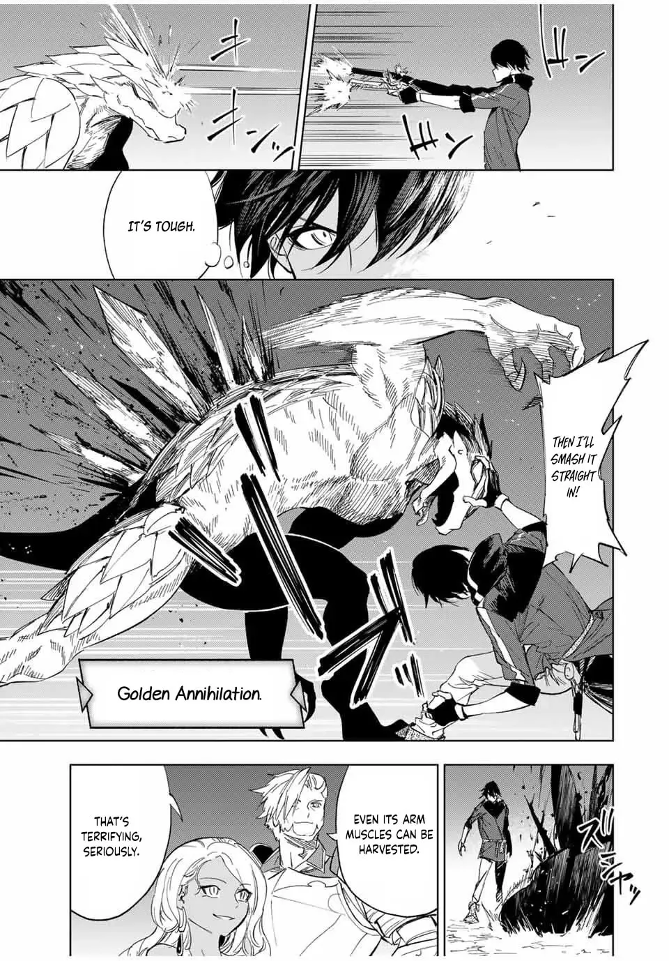 Genkai Shuuraku wo Datsu Mura Shita Renkinjutsushi, Tokai de "Saikyou" nano ga Bare Makuru. ~Rougai domo ni wa Iikagen Aiso ga Tsukimashita~ Chapter 10 page 3 - 