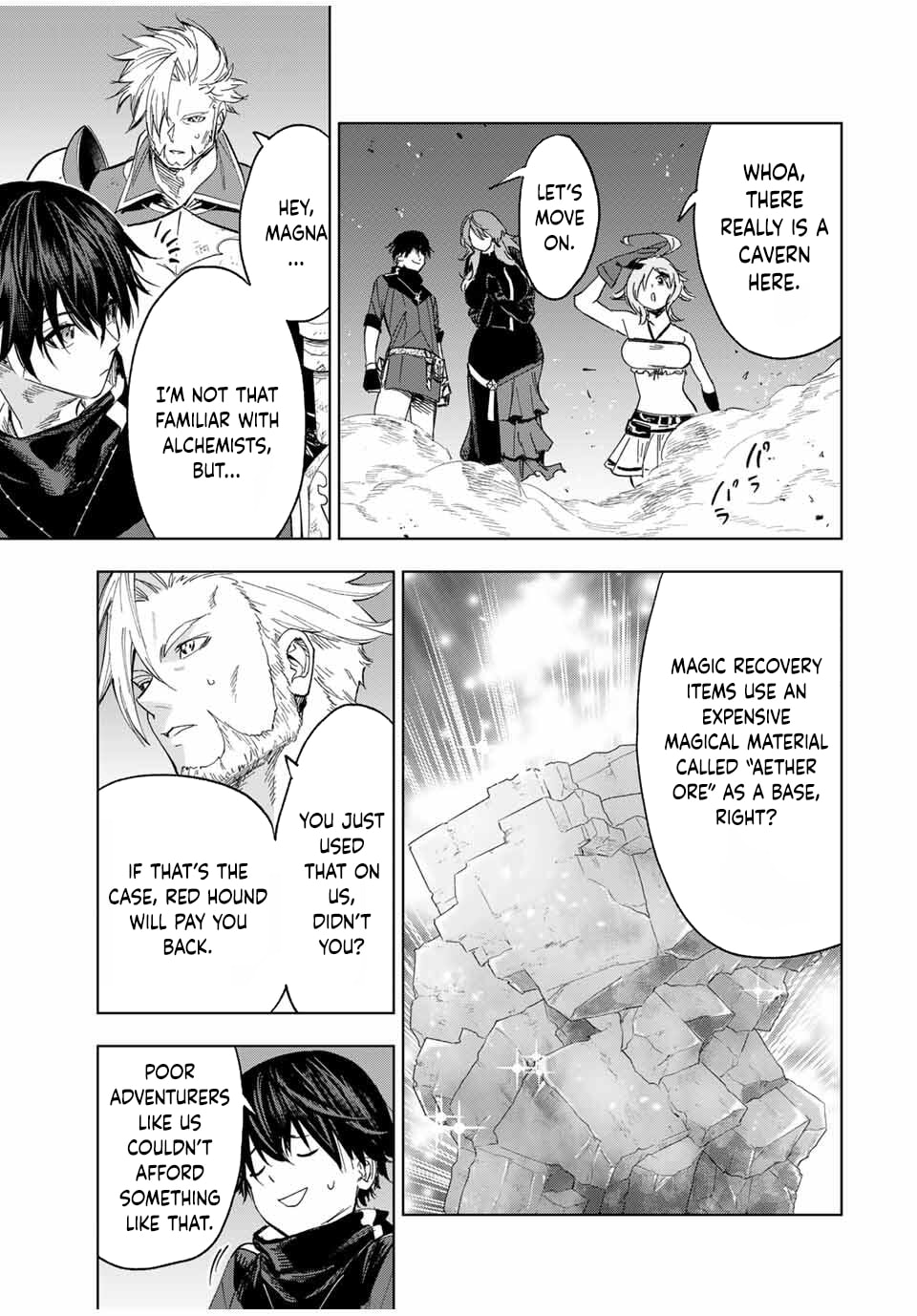 Genkai Shuuraku wo Datsu Mura Shita Renkinjutsushi, Tokai de "Saikyou" nano ga Bare Makuru. ~Rougai domo ni wa Iikagen Aiso ga Tsukimashita~ Chapter 14 page 11 - 