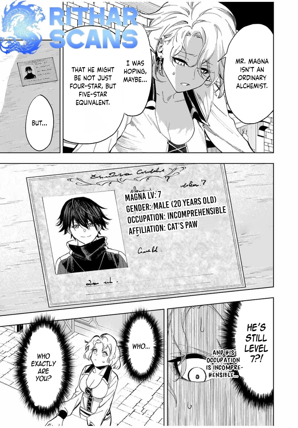 Genkai Shuuraku wo Datsu Mura Shita Renkinjutsushi, Tokai de "Saikyou" nano ga Bare Makuru. ~Rougai domo ni wa Iikagen Aiso ga Tsukimashita~ Chapter 14 page 7 - 