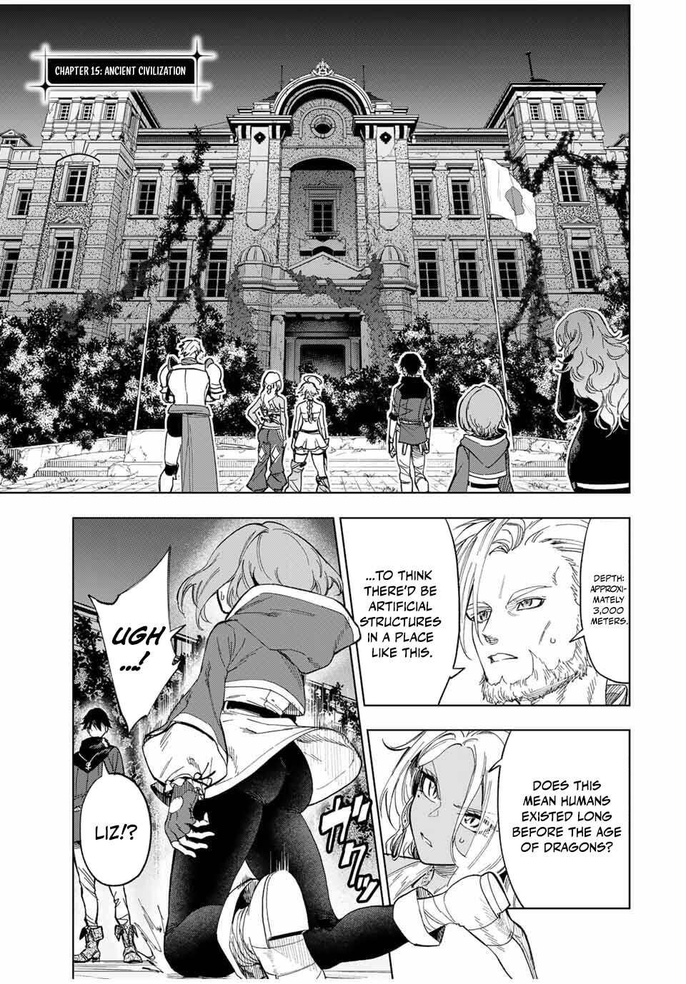 Genkai Shuuraku wo Datsu Mura Shita Renkinjutsushi, Tokai de "Saikyou" nano ga Bare Makuru. ~Rougai domo ni wa Iikagen Aiso ga Tsukimashita~ Chapter 15 page 2 - 