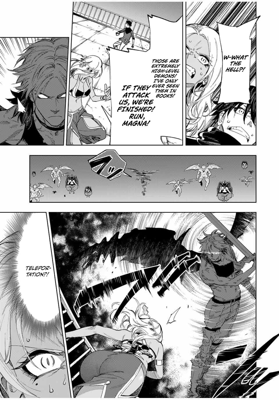 Genkai Shuuraku wo Datsu Mura Shita Renkinjutsushi, Tokai de "Saikyou" nano ga Bare Makuru. ~Rougai domo ni wa Iikagen Aiso ga Tsukimashita~ Chapter 15 page 12 - 