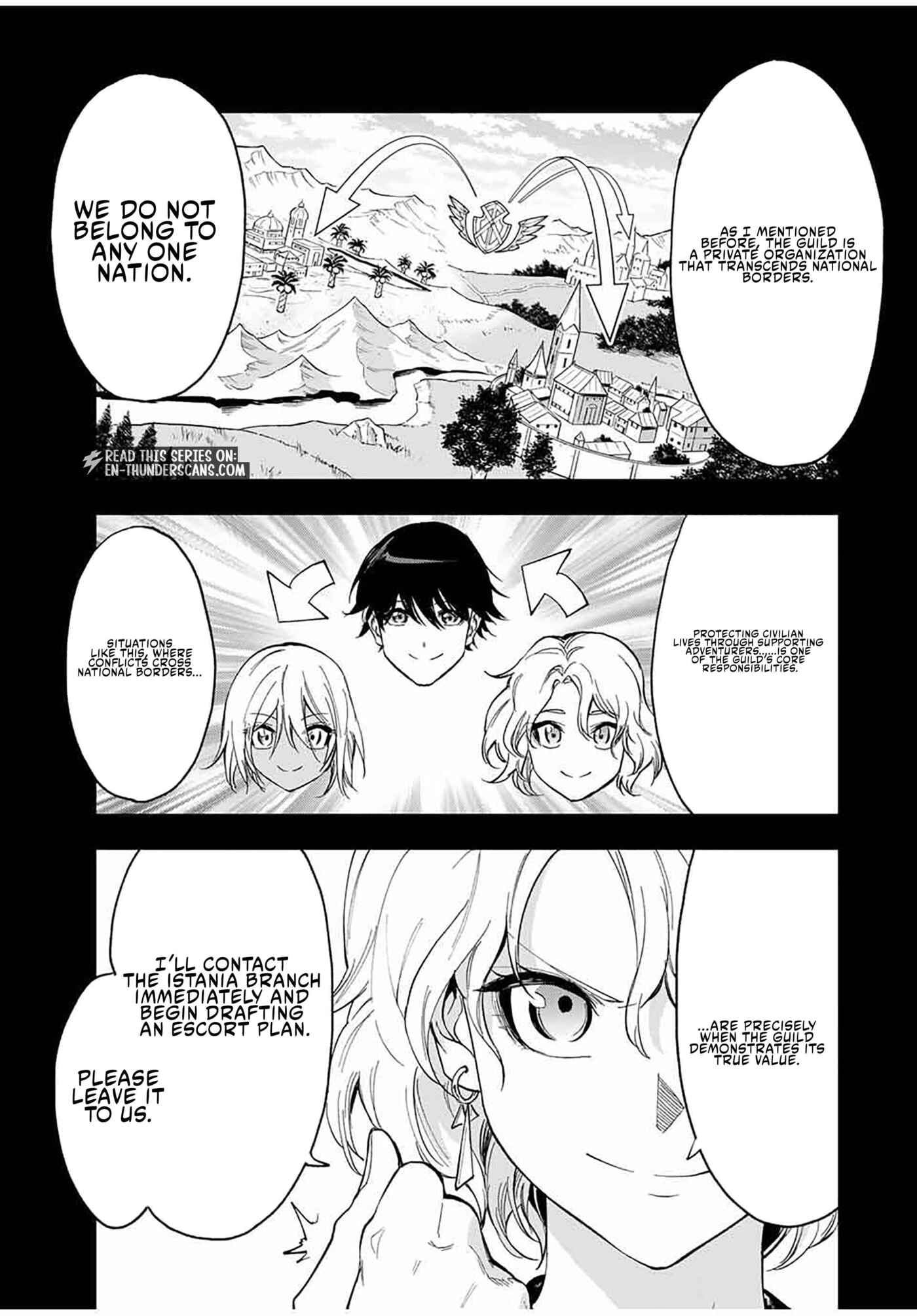 Genkai Shuuraku wo Datsu Mura Shita Renkinjutsushi, Tokai de "Saikyou" nano ga Bare Makuru. ~Rougai domo ni wa Iikagen Aiso ga Tsukimashita~ Chapter 19.1 page 4 - 
