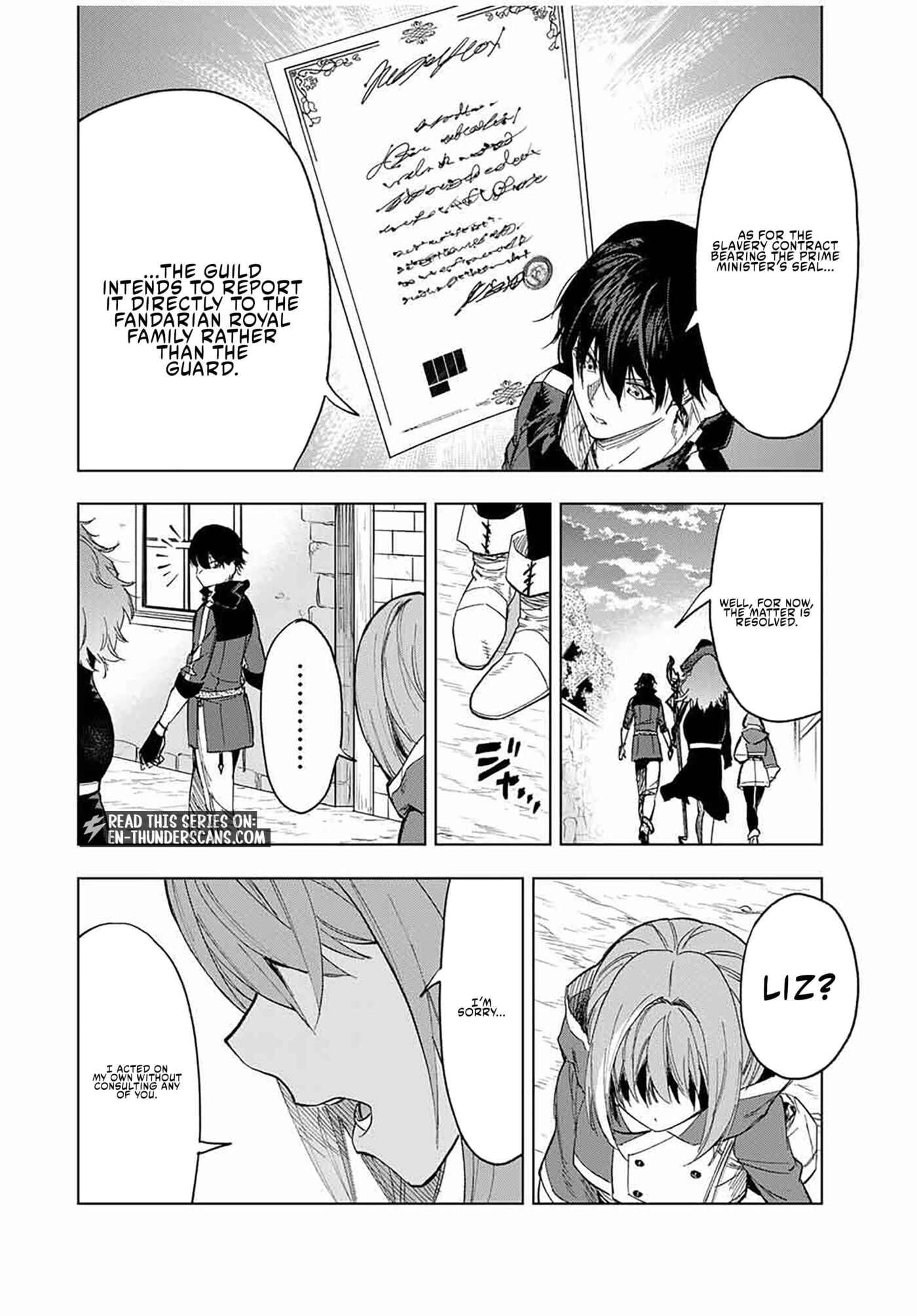 Genkai Shuuraku wo Datsu Mura Shita Renkinjutsushi, Tokai de "Saikyou" nano ga Bare Makuru. ~Rougai domo ni wa Iikagen Aiso ga Tsukimashita~ Chapter 19.1 page 5 - 