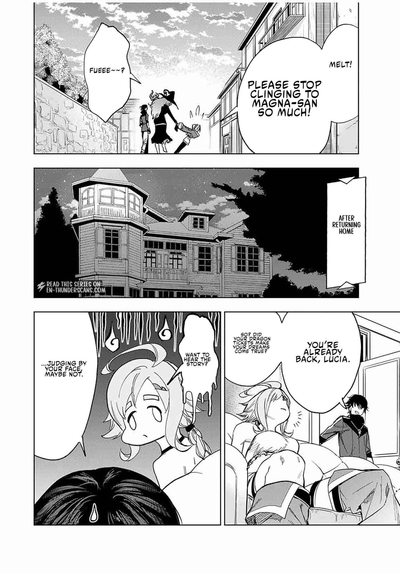 Genkai Shuuraku wo Datsu Mura Shita Renkinjutsushi, Tokai de "Saikyou" nano ga Bare Makuru. ~Rougai domo ni wa Iikagen Aiso ga Tsukimashita~ Chapter 19.1 page 9 - 