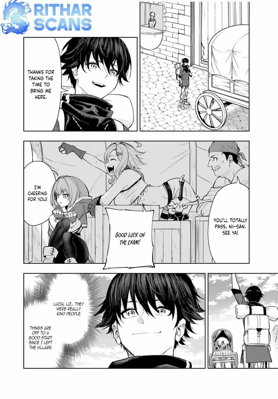 Genkai Shuuraku wo Datsu Mura Shita Renkinjutsushi, Tokai de "Saikyou" nano ga Bare Makuru. ~Rougai domo ni wa Iikagen Aiso ga Tsukimashita~ Chapter 2 page 4 - 