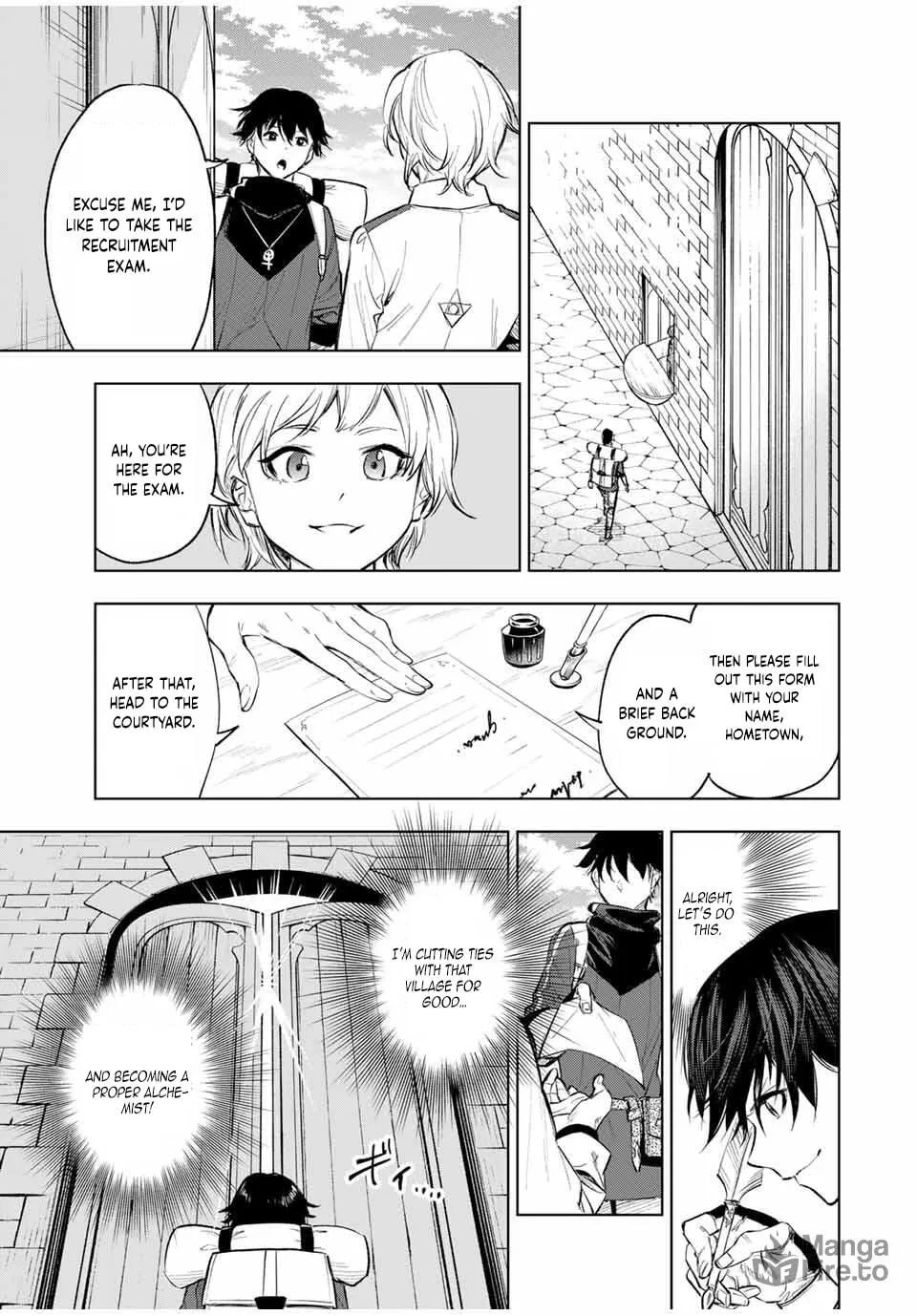 Genkai Shuuraku wo Datsu Mura Shita Renkinjutsushi, Tokai de "Saikyou" nano ga Bare Makuru. ~Rougai domo ni wa Iikagen Aiso ga Tsukimashita~ Chapter 2 page 5 - 