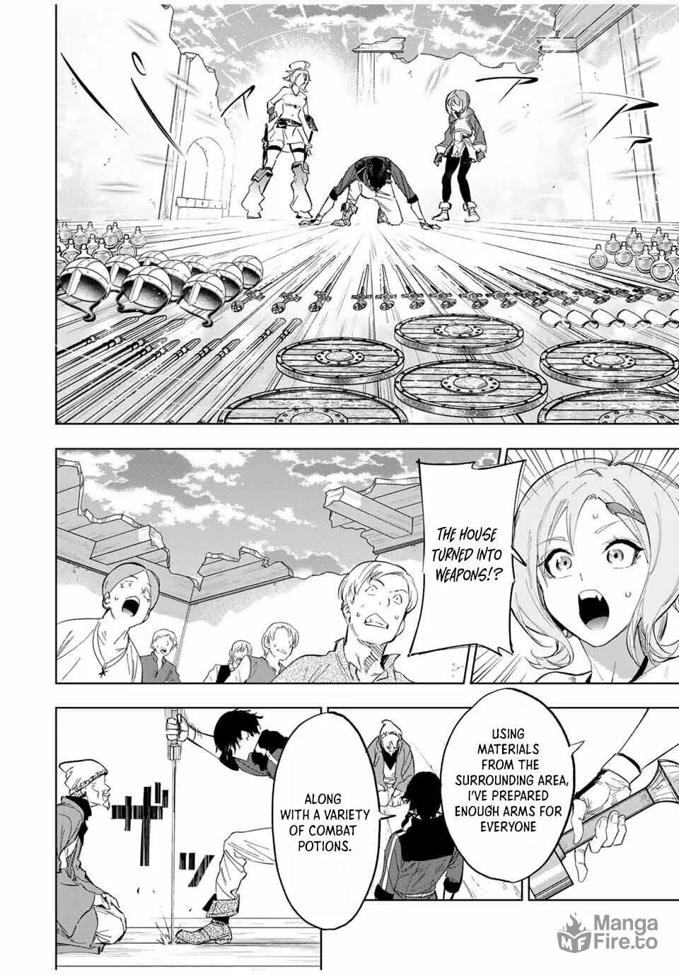 Genkai Shuuraku wo Datsu Mura Shita Renkinjutsushi, Tokai de "Saikyou" nano ga Bare Makuru. ~Rougai domo ni wa Iikagen Aiso ga Tsukimashita~ Chapter 4 page 12 - 