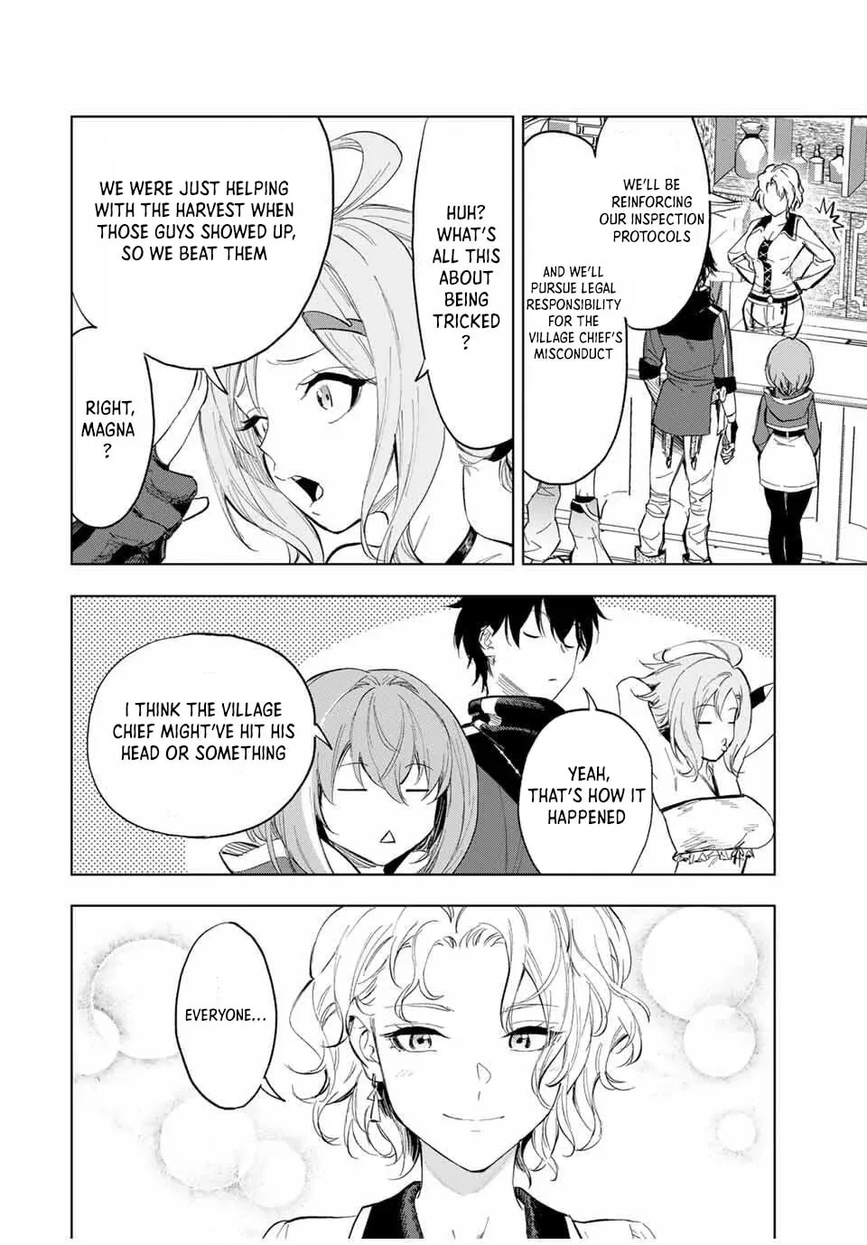Genkai Shuuraku wo Datsu Mura Shita Renkinjutsushi, Tokai de "Saikyou" nano ga Bare Makuru. ~Rougai domo ni wa Iikagen Aiso ga Tsukimashita~ Chapter 5 page 2 - 