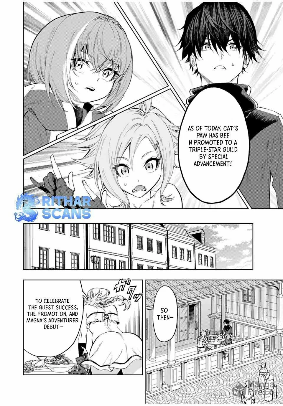 Genkai Shuuraku wo Datsu Mura Shita Renkinjutsushi, Tokai de "Saikyou" nano ga Bare Makuru. ~Rougai domo ni wa Iikagen Aiso ga Tsukimashita~ Chapter 5 page 6 - 