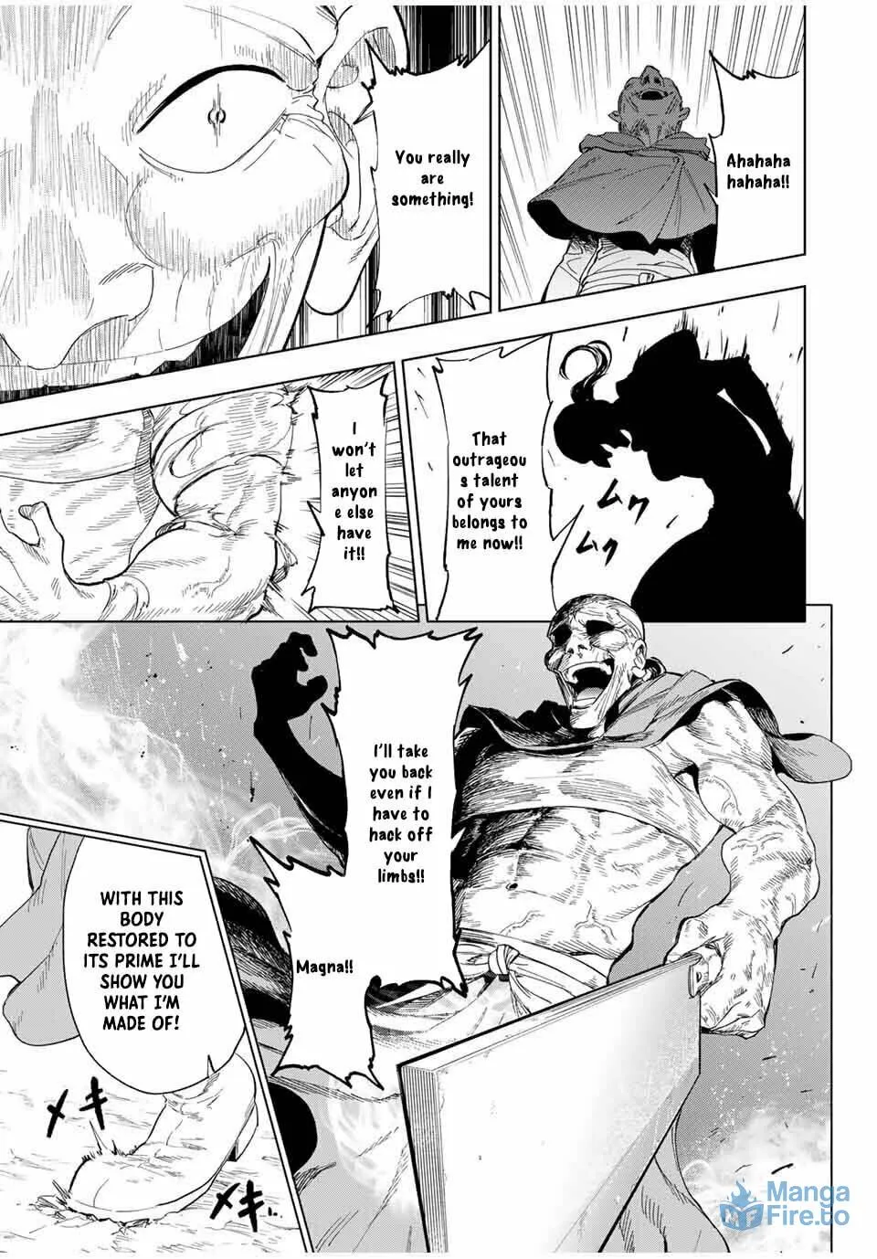 Genkai Shuuraku wo Datsu Mura Shita Renkinjutsushi, Tokai de "Saikyou" nano ga Bare Makuru. ~Rougai domo ni wa Iikagen Aiso ga Tsukimashita~ Chapter 7 page 13 - 