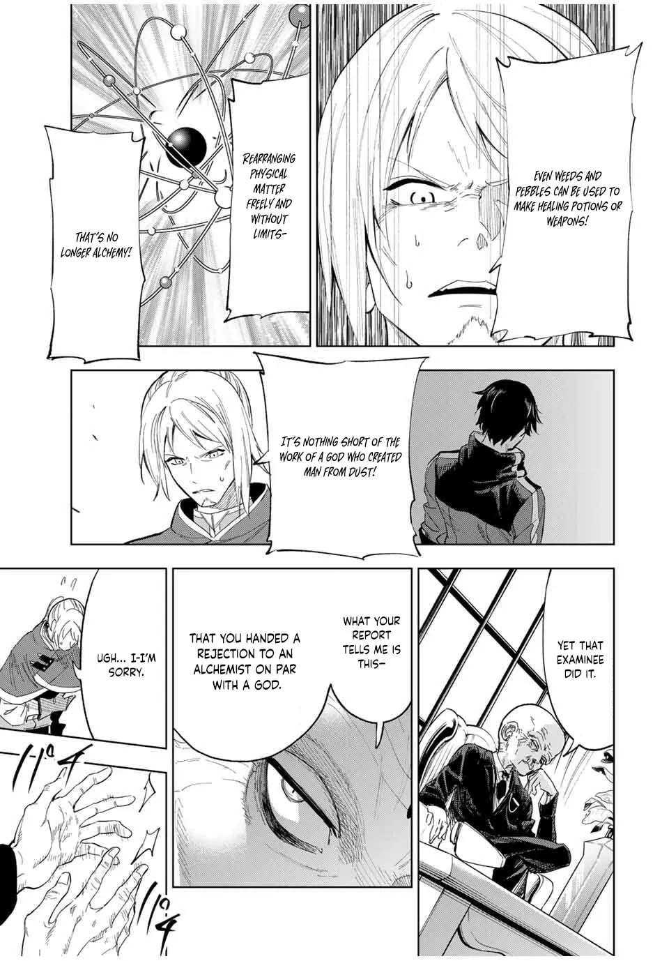 Genkai Shuuraku wo Datsu Mura Shita Renkinjutsushi, Tokai de "Saikyou" nano ga Bare Makuru. ~Rougai domo ni wa Iikagen Aiso ga Tsukimashita~ Chapter 8 page 3 - 