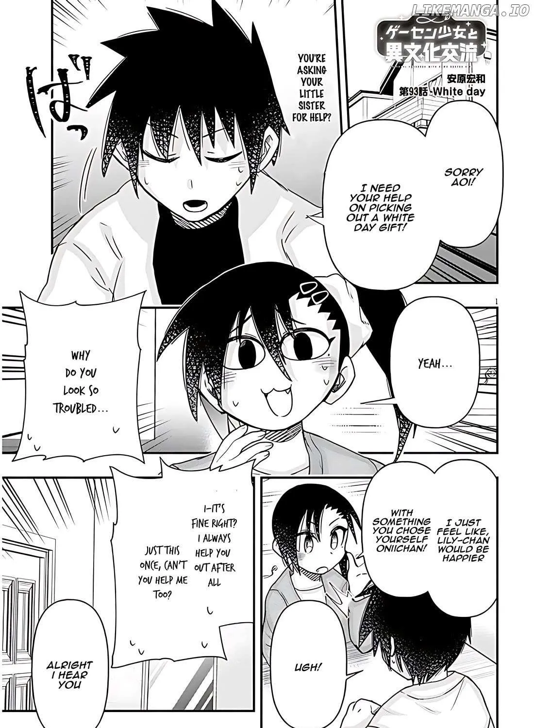 Gessen Shoujo to Ibunka Kouryuu Chapter 93 page 1 - 