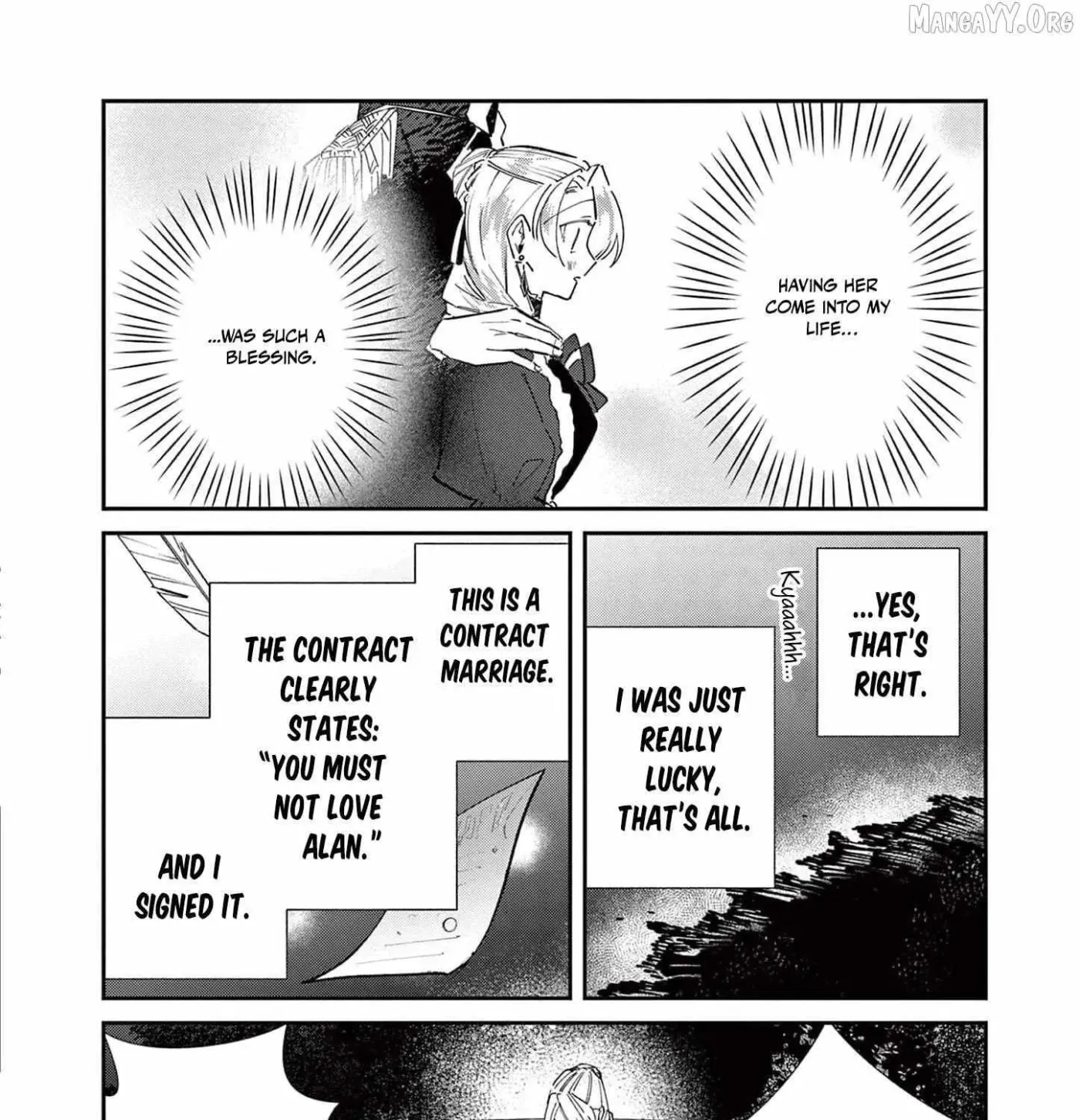 Gijou ga Akuyaku Reijou to shite Hametsu Suru Koto o Shitta node, Mechakucha Aishimasu: Keiyaku Kekkon de Watashi ni Kanshin ga Nakatta Hazu no Koushaku-sama ni, Kizuitara Dekiai Saretemashita @comic Chapter 14 page 21 - 