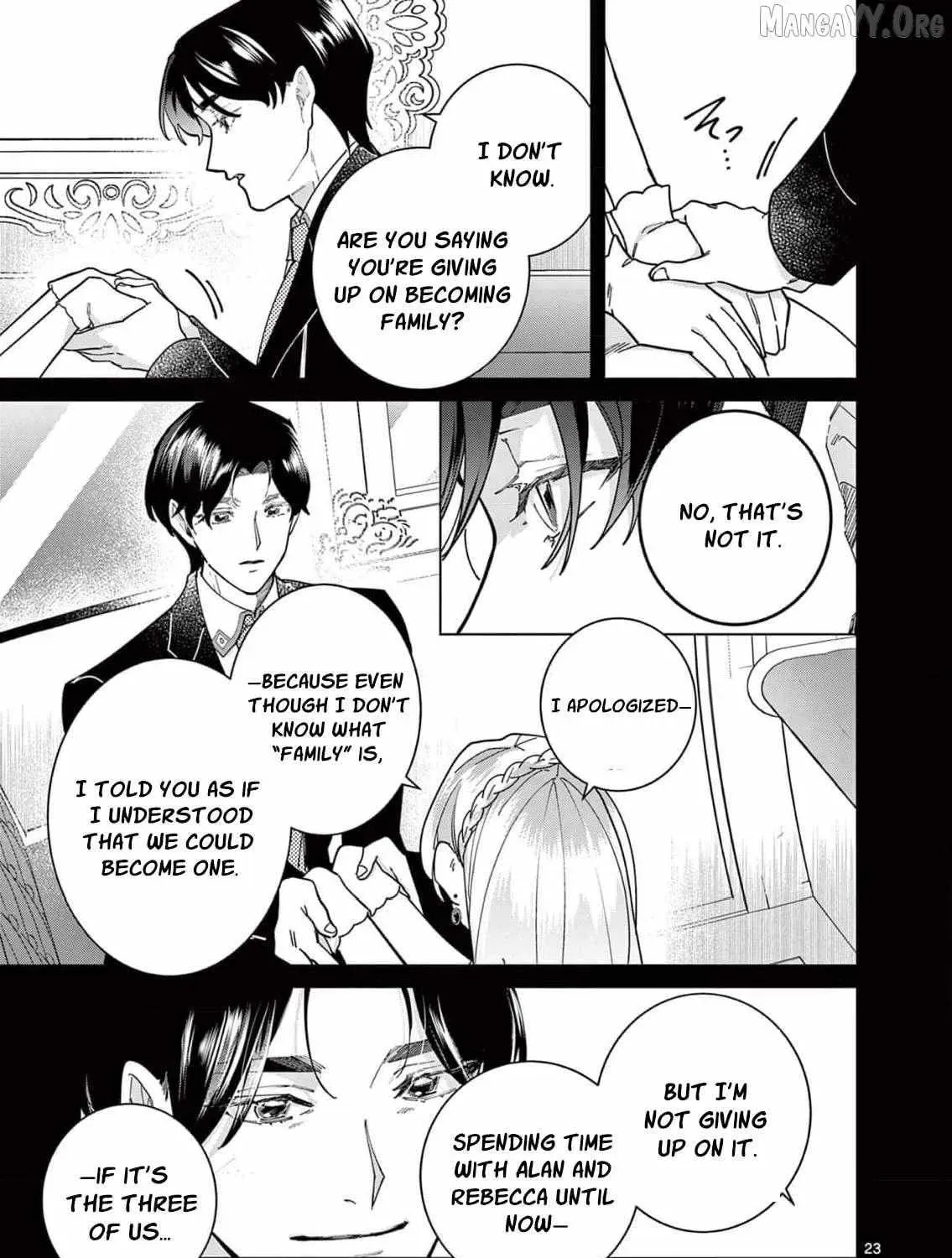 Gijou ga Akuyaku Reijou to shite Hametsu Suru Koto o Shitta node, Mechakucha Aishimasu: Keiyaku Kekkon de Watashi ni Kanshin ga Nakatta Hazu no Koushaku-sama ni, Kizuitara Dekiai Saretemashita @comic Chapter 23 page 51 - 