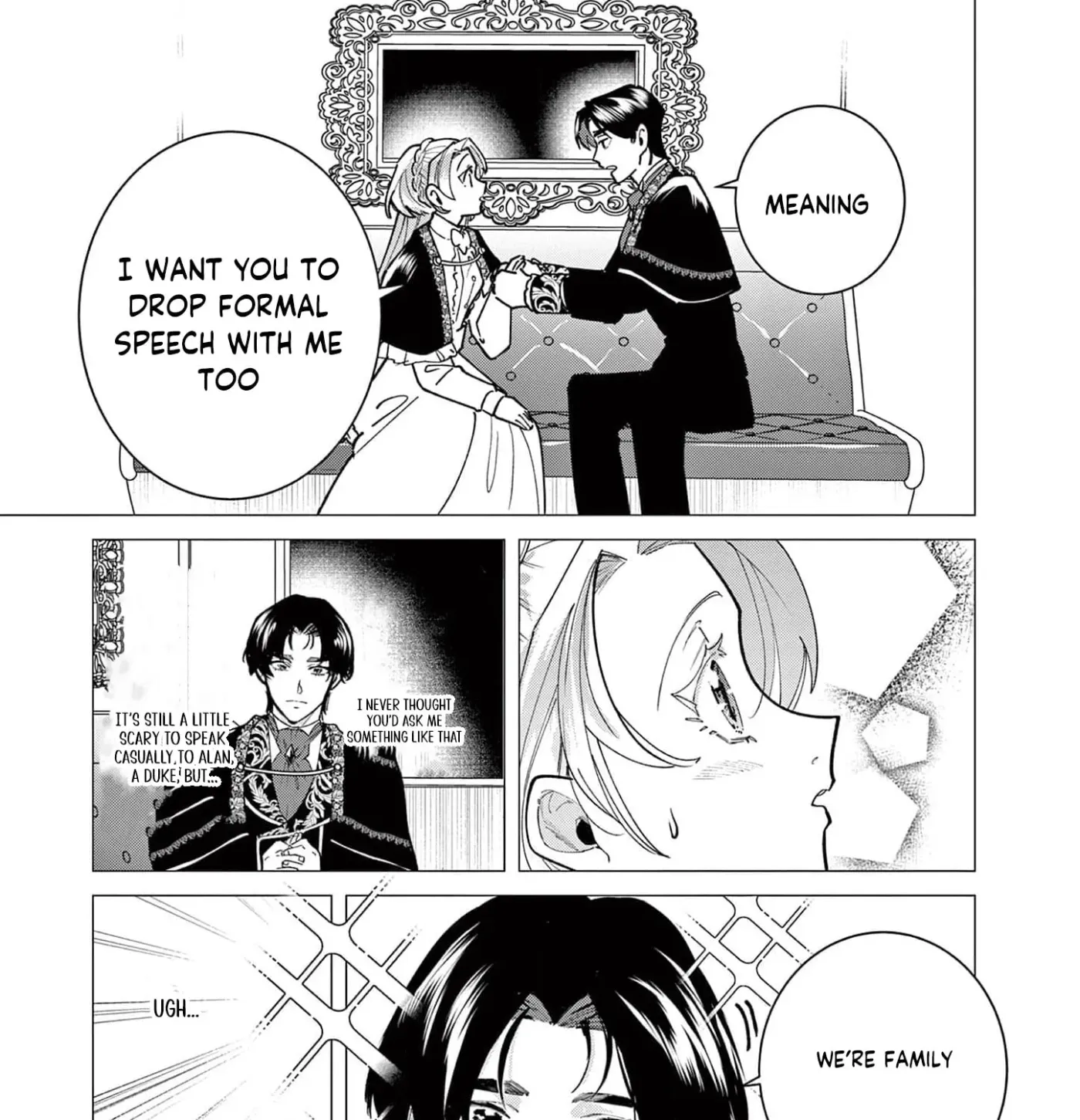 Gijou ga Akuyaku Reijou to shite Hametsu Suru Koto o Shitta node, Mechakucha Aishimasu: Keiyaku Kekkon de Watashi ni Kanshin ga Nakatta Hazu no Koushaku-sama ni, Kizuitara Dekiai Saretemashita @comic Chapter 26 page 51 - 