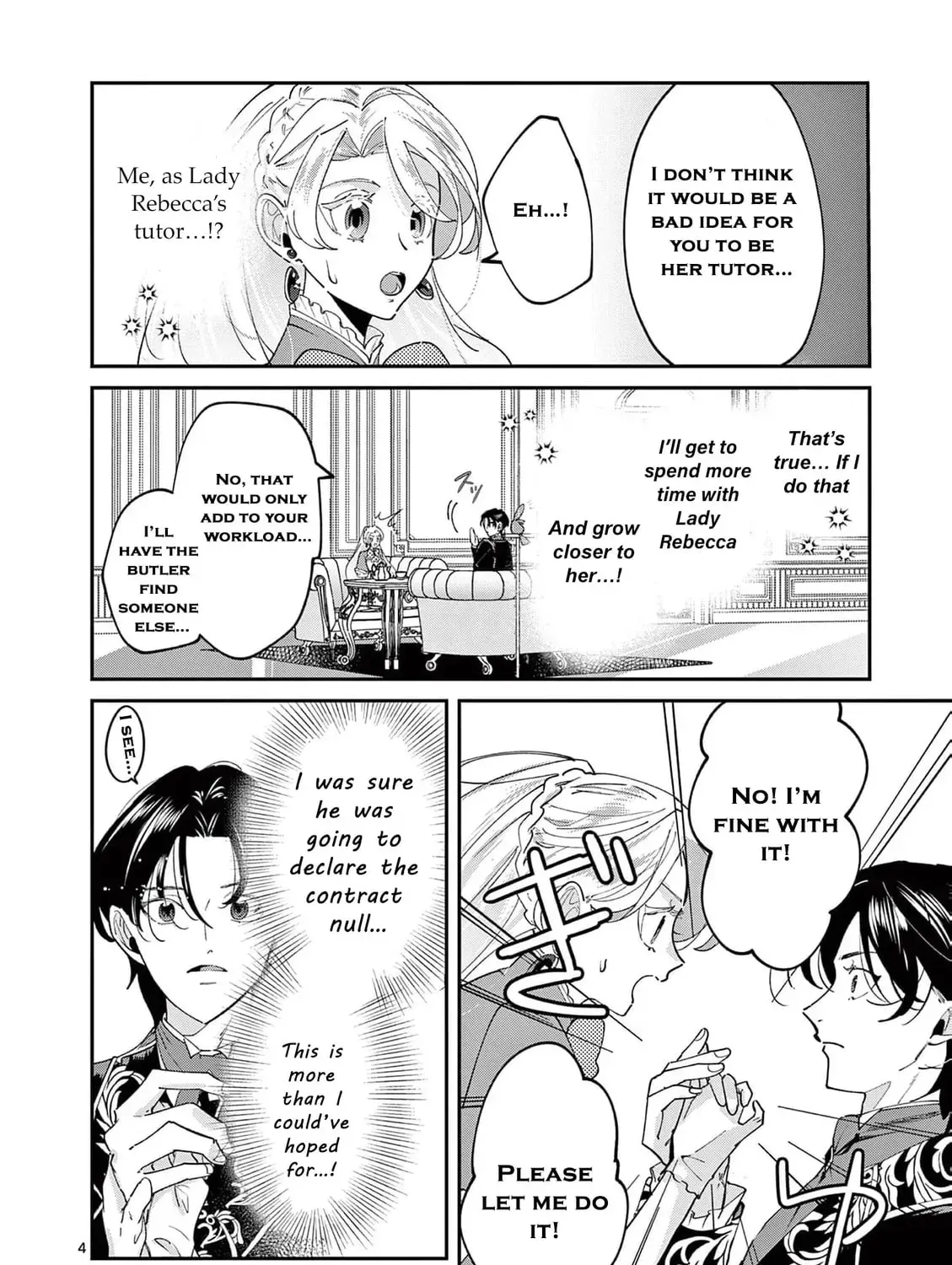 Gijou ga Akuyaku Reijou to shite Hametsu Suru Koto o Shitta node, Mechakucha Aishimasu: Keiyaku Kekkon de Watashi ni Kanshin ga Nakatta Hazu no Koushaku-sama ni, Kizuitara Dekiai Saretemashita @comic Chapter 4 page 15 - 