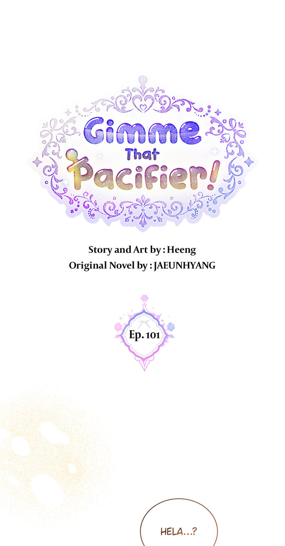 Gimme That Pacifier! Chapter 101 page 1 - 