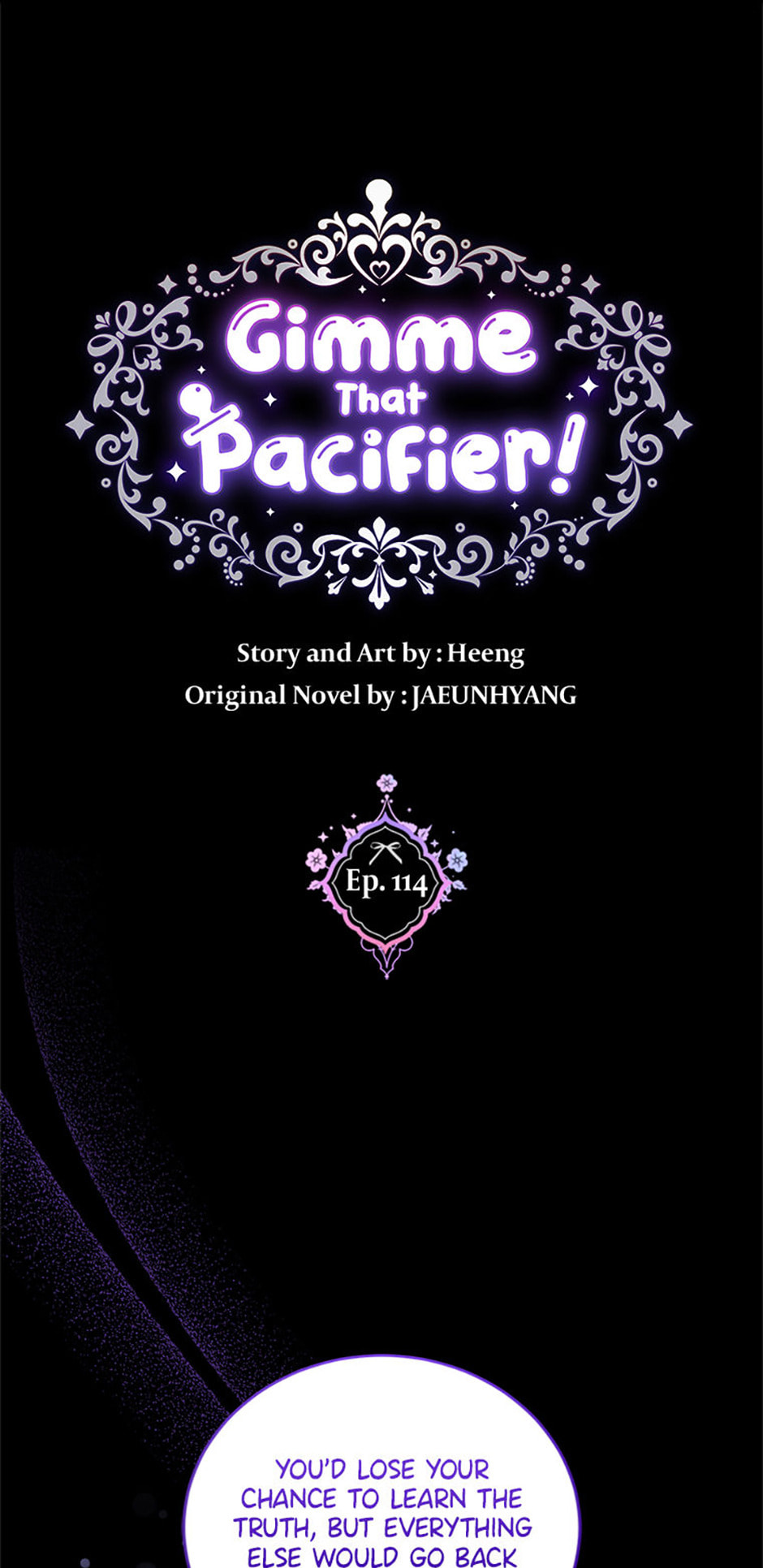 Gimme That Pacifier! Chapter 114 page 1 - 