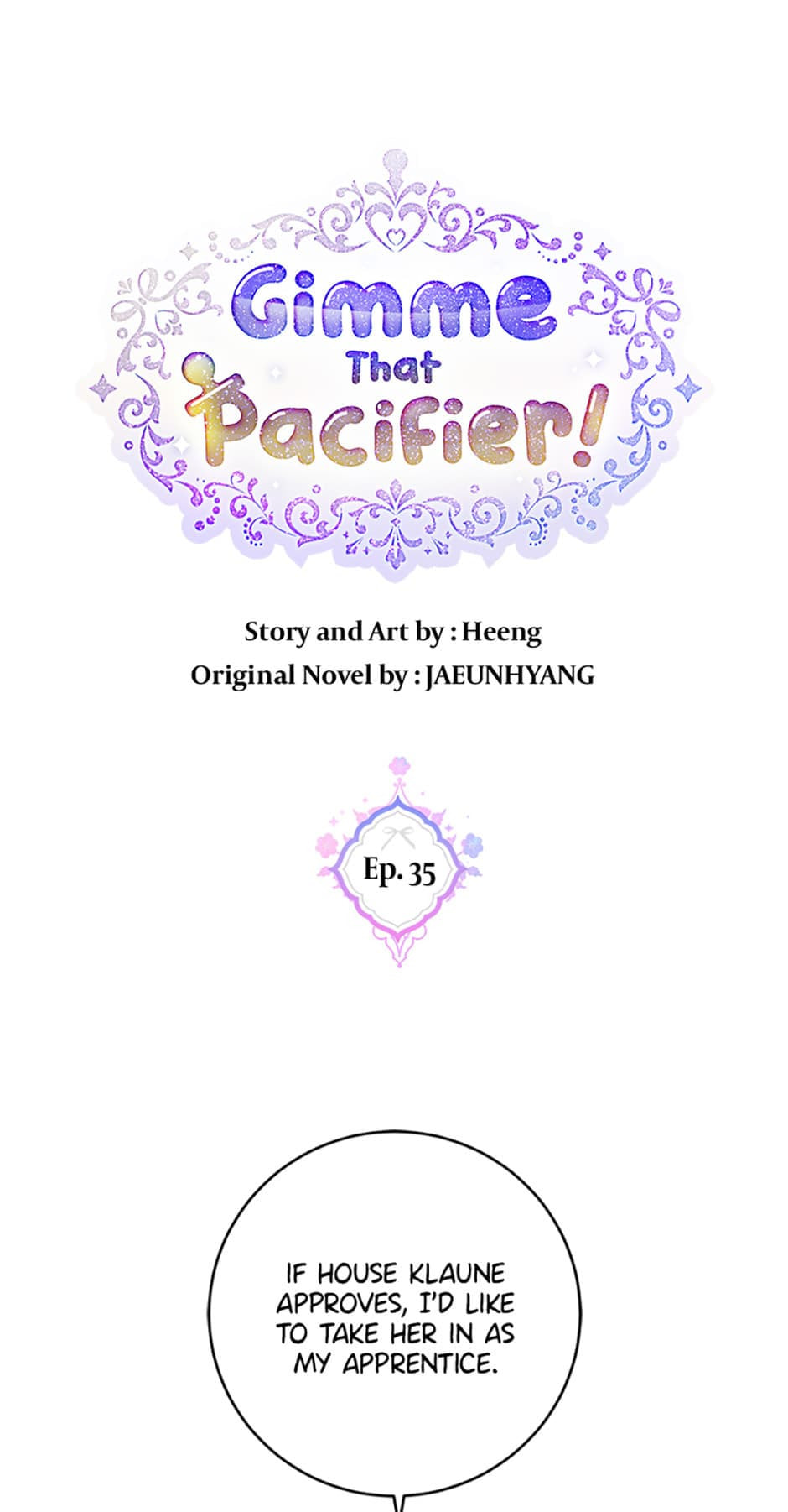 Gimme That Pacifier! Chapter 35 page 1 - 