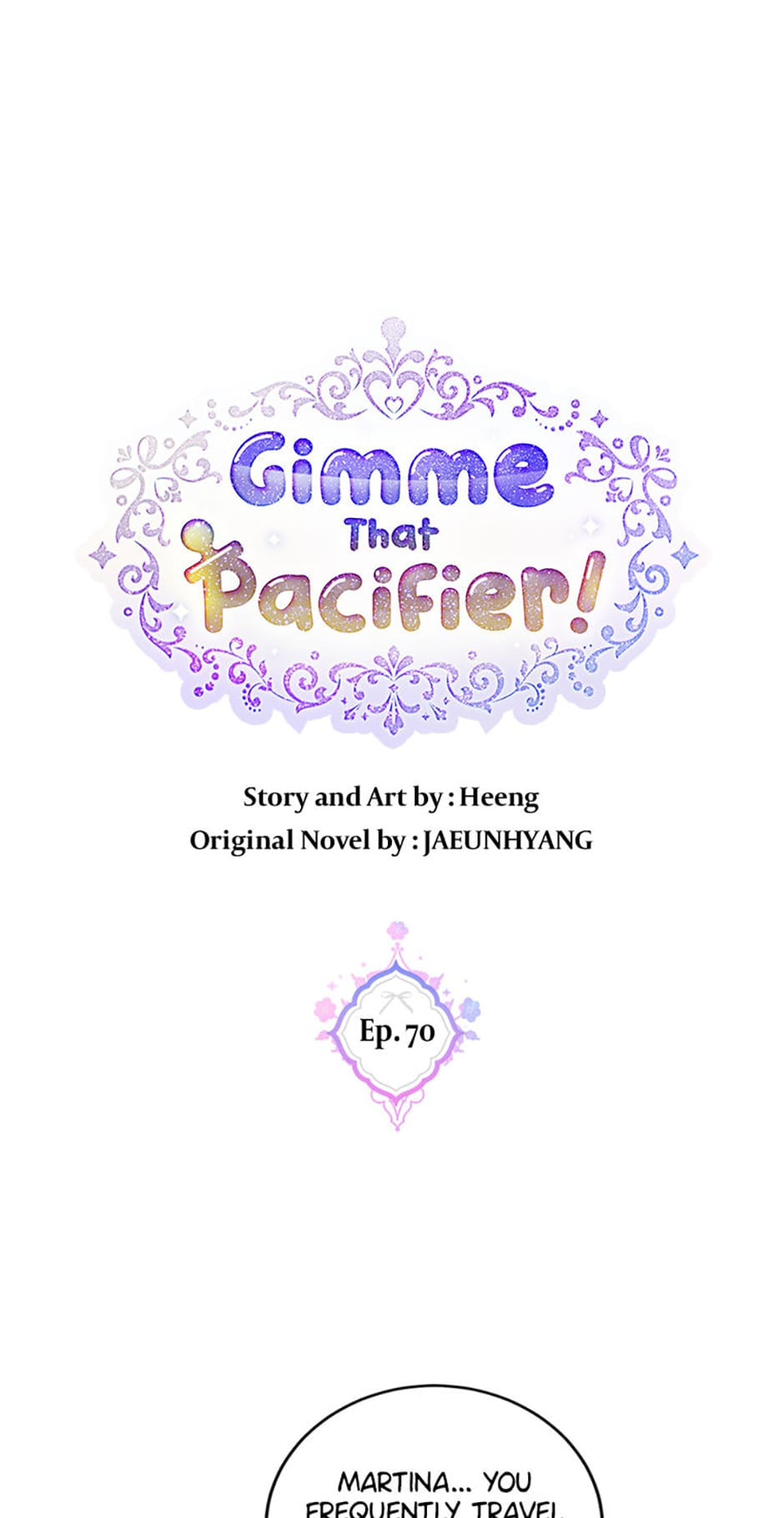 Gimme That Pacifier! Chapter 70 page 1 - 