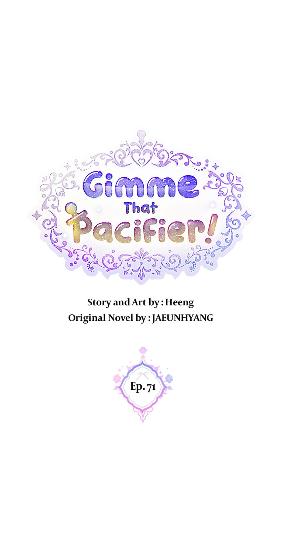 Gimme That Pacifier! Chapter 71 page 1 - 