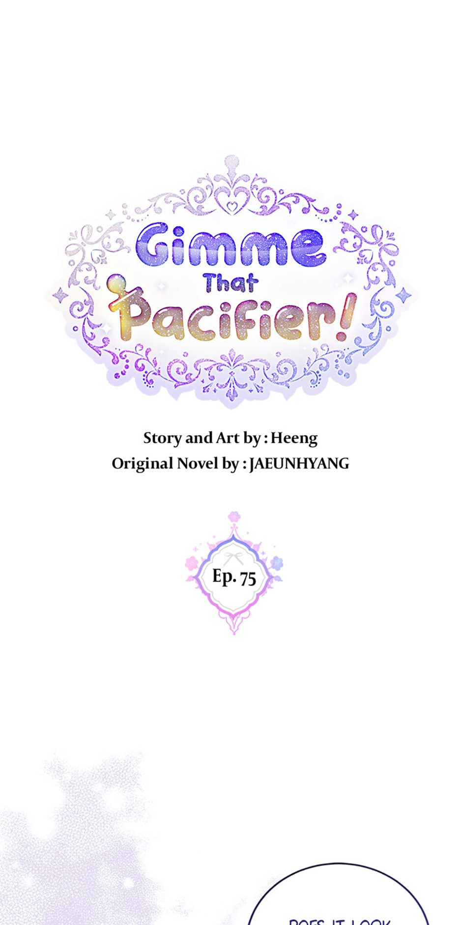 Gimme That Pacifier! Chapter 75 page 1 - 