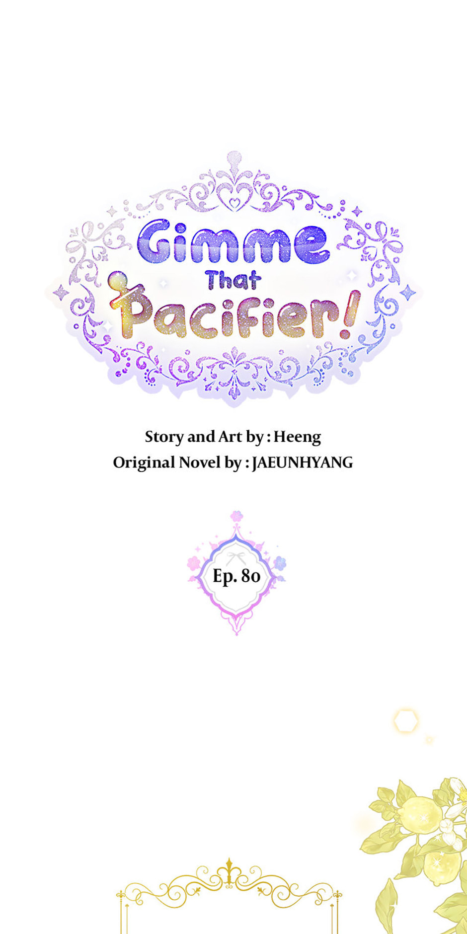 Gimme That Pacifier! Chapter 80 page 1 - 