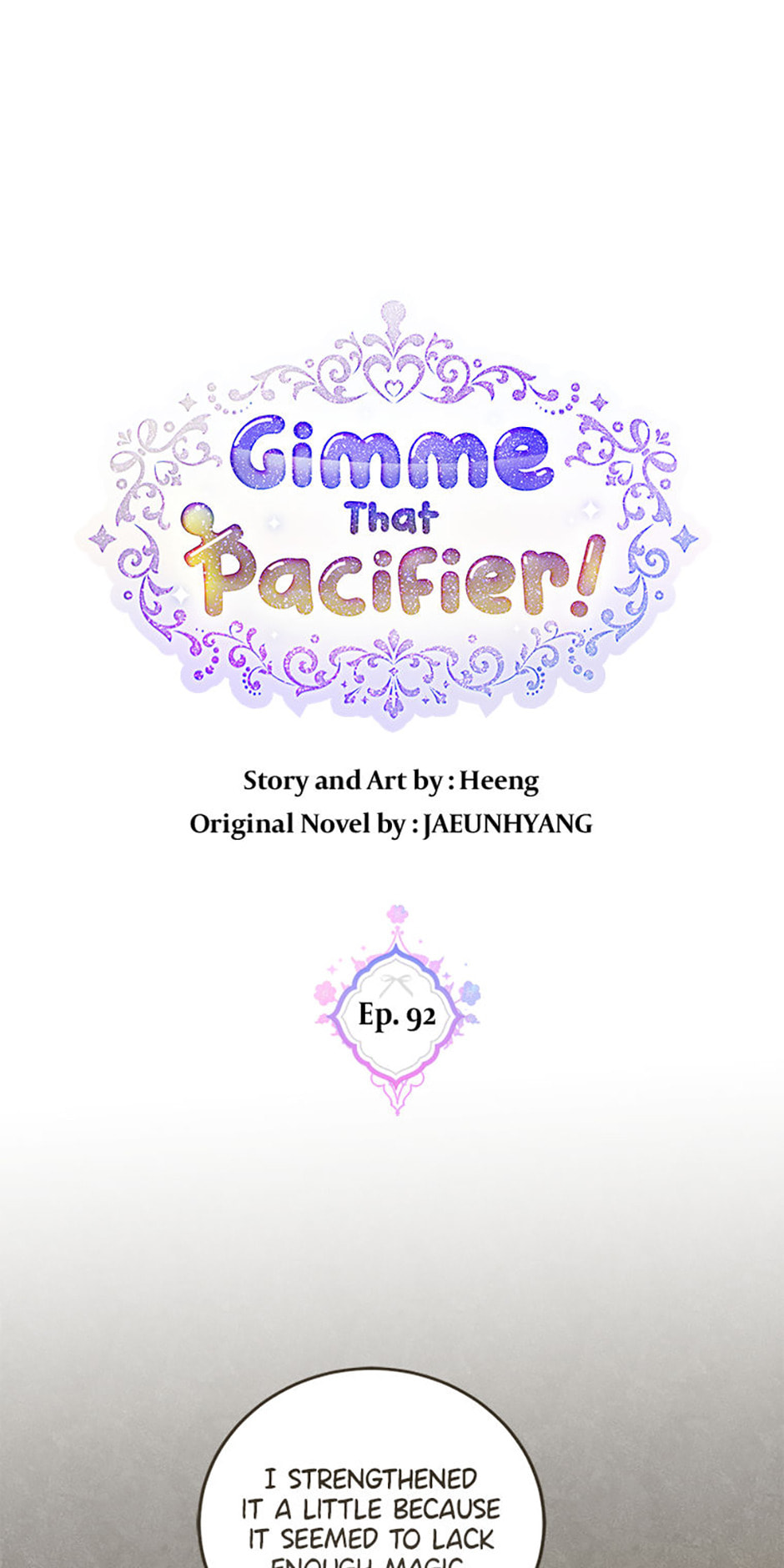 Gimme That Pacifier! Chapter 92 page 1 - 