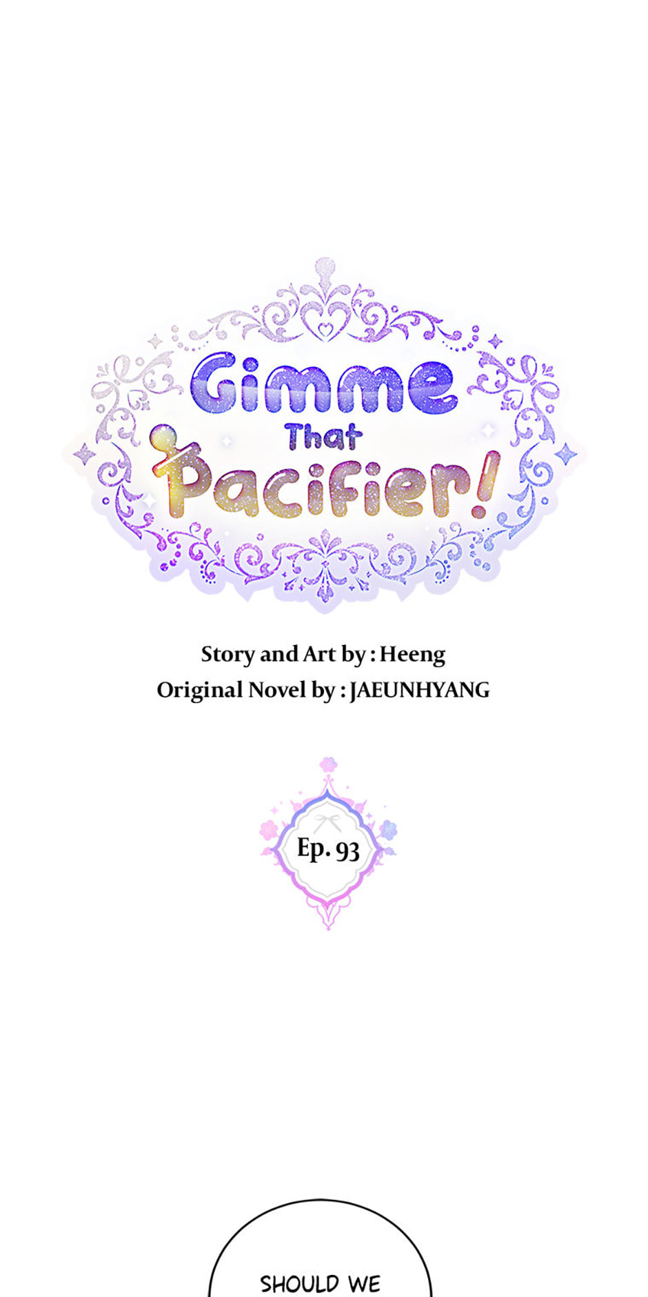 Gimme That Pacifier! Chapter 93 page 1 - 
