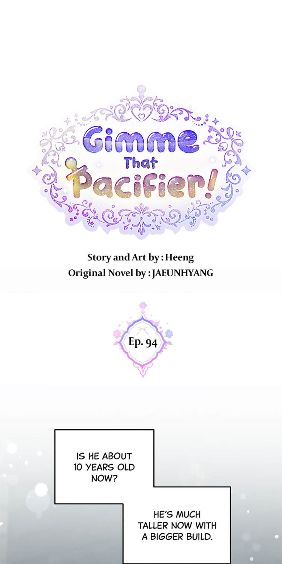 Gimme That Pacifier! Chapter 94 page 1 - 