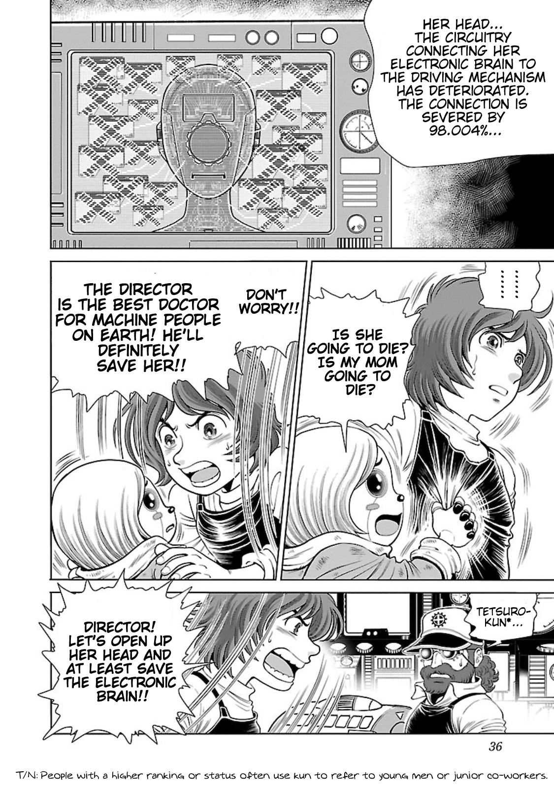 Ginga Tetsudo 999 - Another Story: Arutimeto Jani Chapter 1 page 35 - 