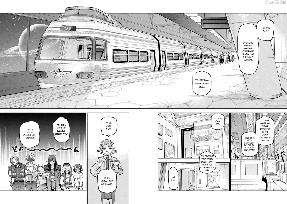 Ginga Tokkyuu  Milky☆Subway Chapter 1 page 14 - 