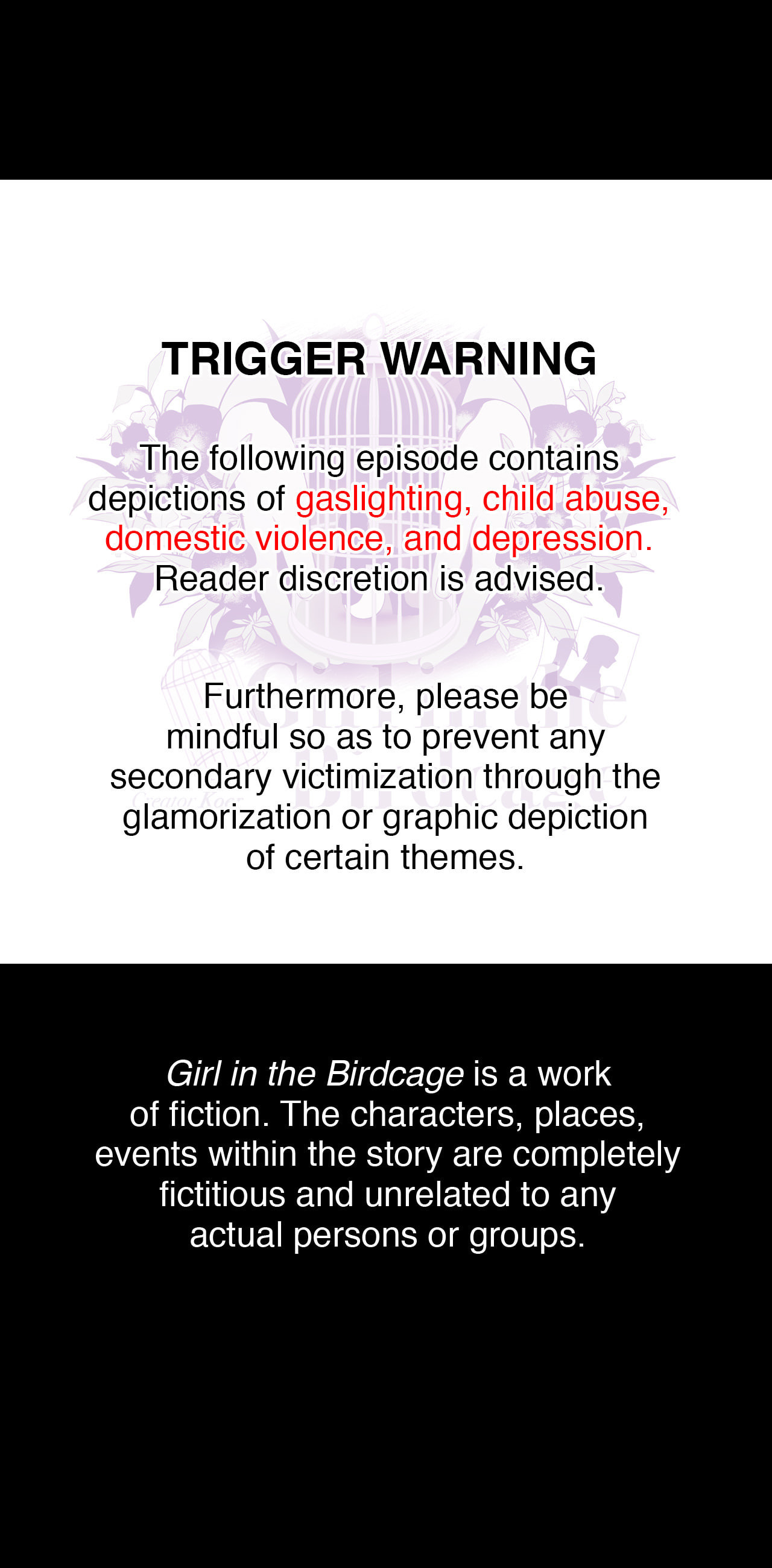 Girl in the Birdcage Chapter 45 page 1 - 