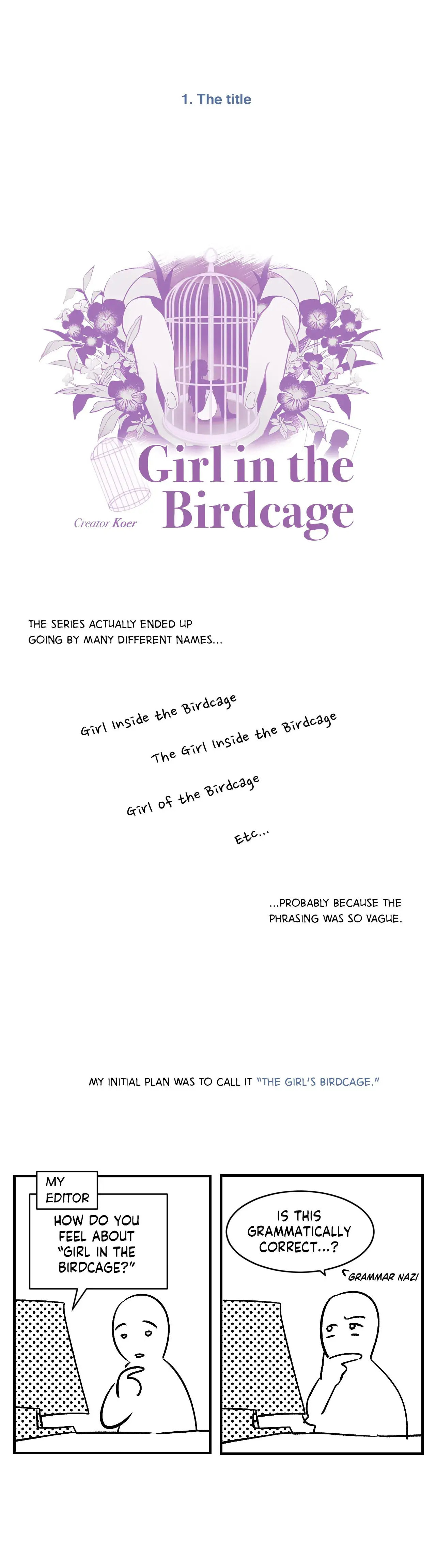 Girl in the Birdcage Chapter 49.5 page 2 - 