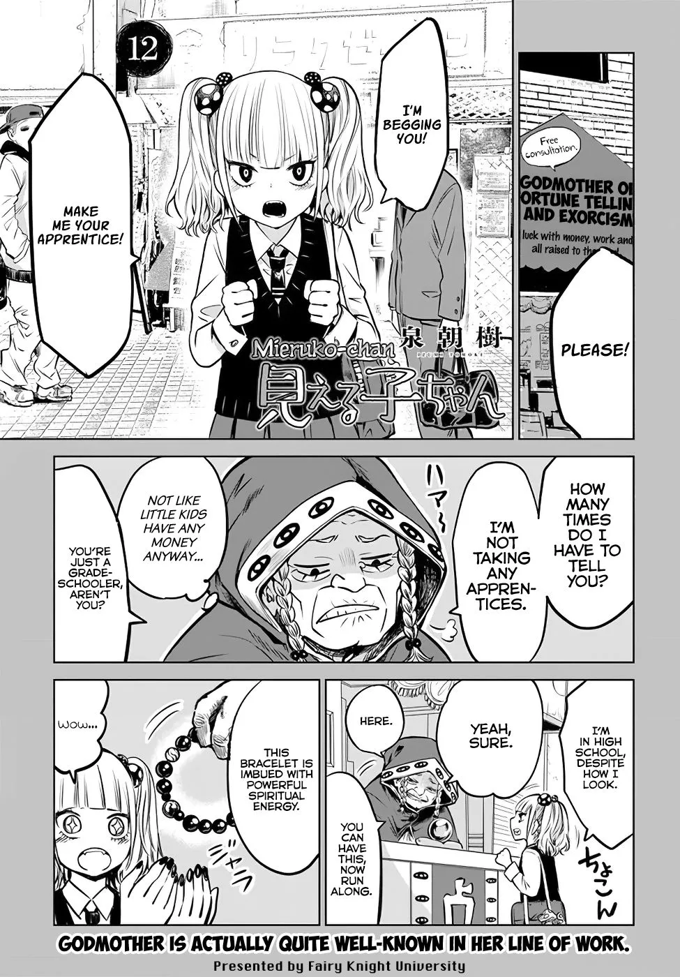 Girl That Can See It Chapter 12 page 1 - 