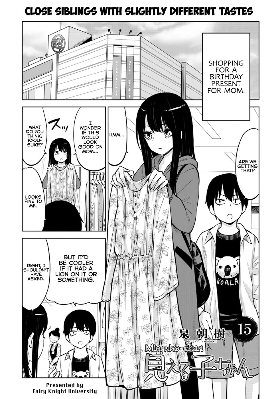 Girl That Can See It Chapter 15 page 1 - 