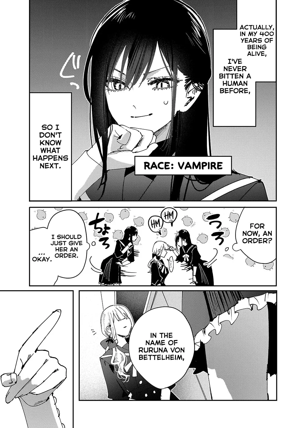 Girls × Vampire Chapter 1 page 4 - 
