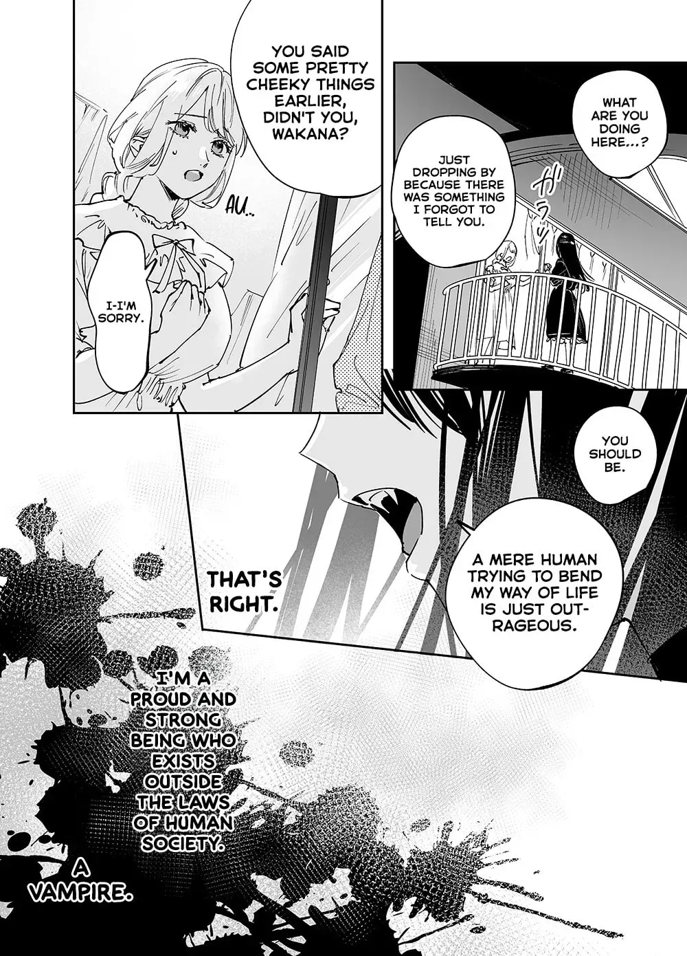Girls × Vampire Chapter 2.1 page 2 - 