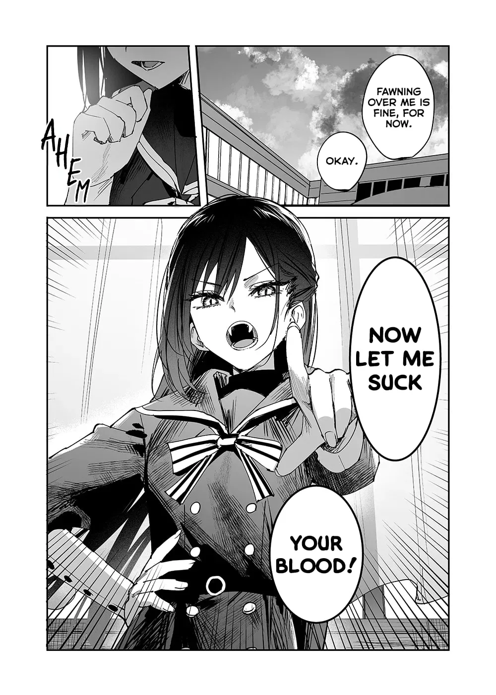 Girls × Vampire Chapter 2 page 1 - 
