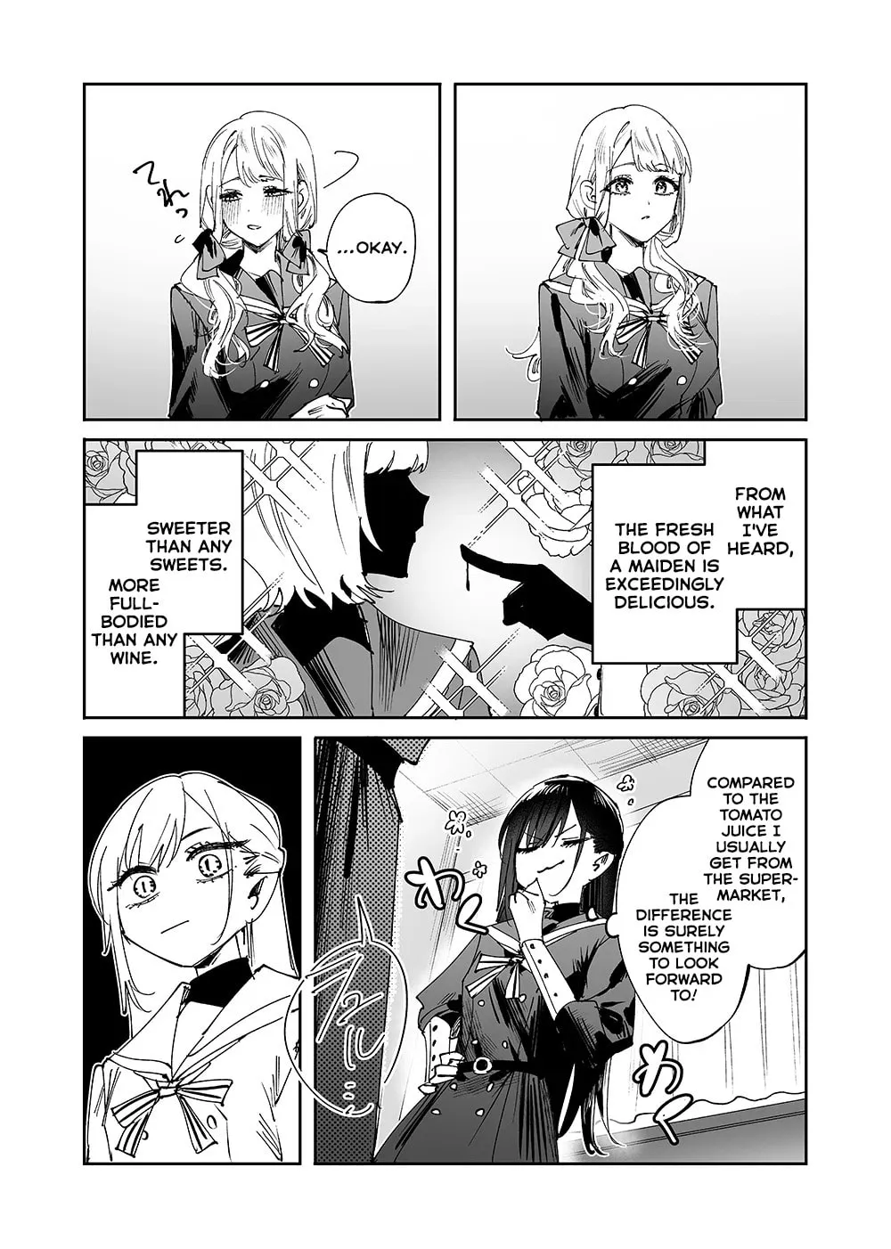 Girls × Vampire Chapter 2 page 2 - 