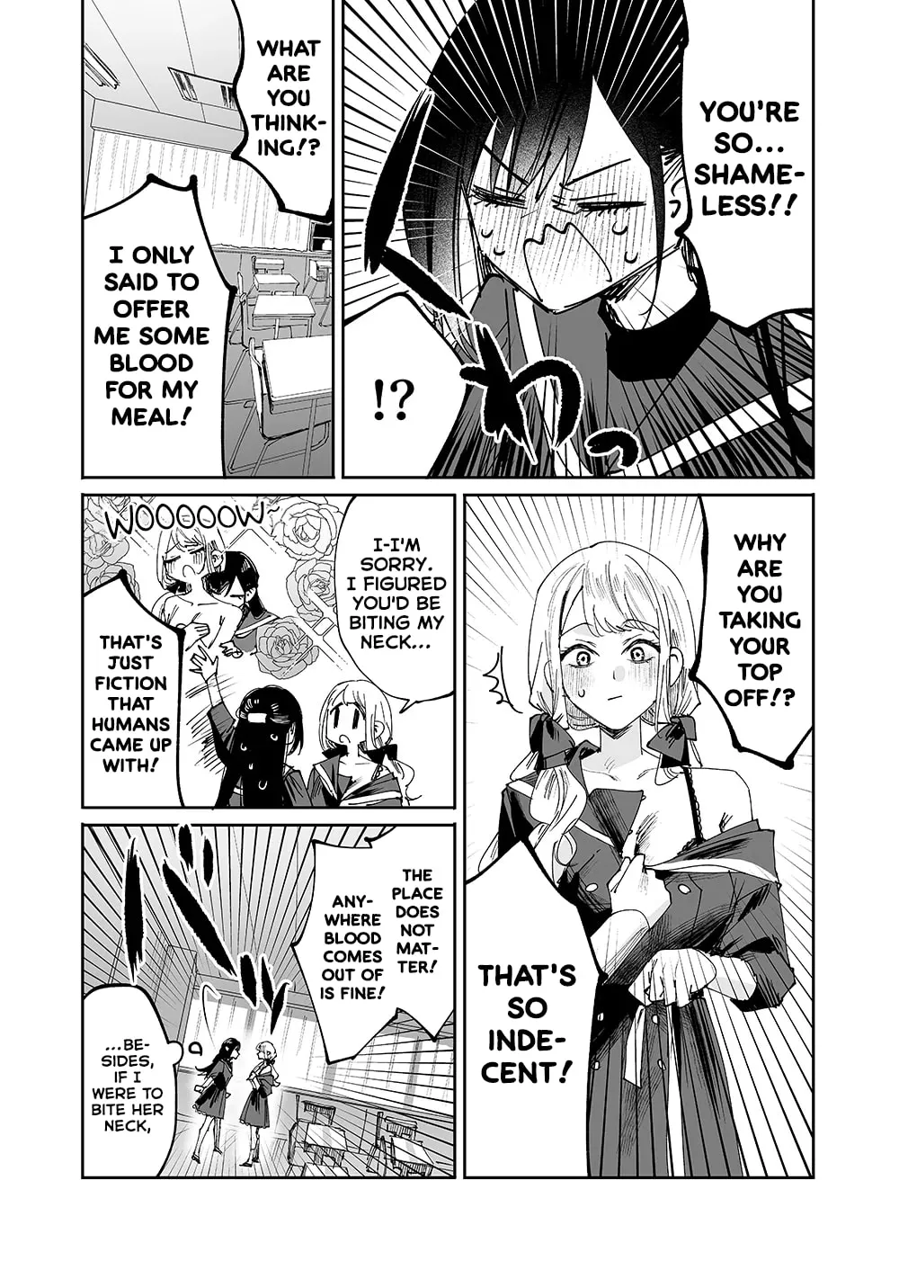 Girls × Vampire Chapter 2 page 4 - 