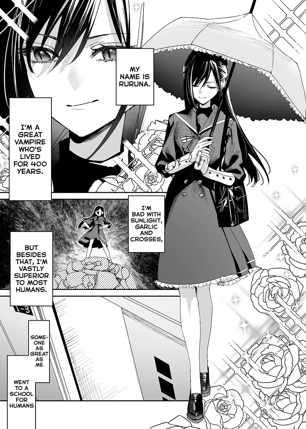 Girls × Vampire Chapter 3 page 1 - 