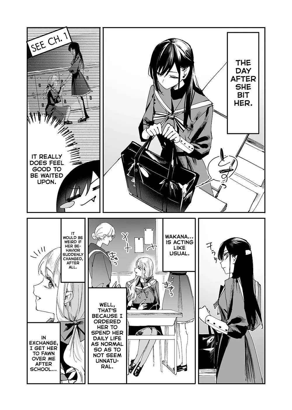 Girls × Vampire Chapter 3 page 4 - 