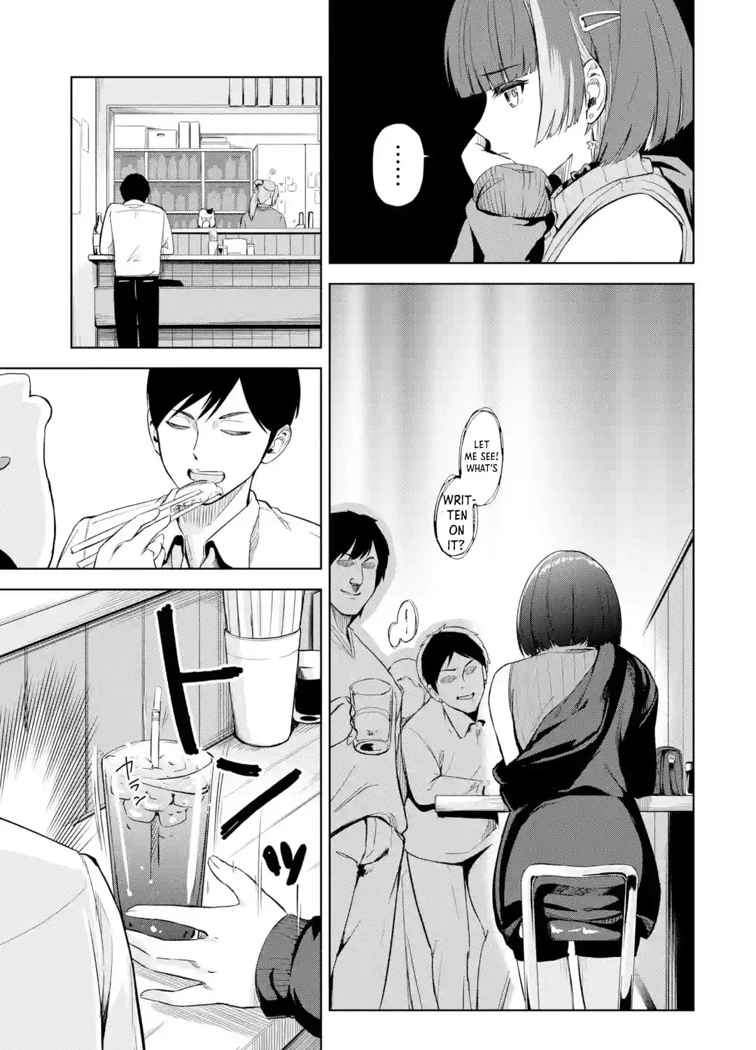 Gloomy Neighbor at the Standing Bar Chapter 1 page 21 - 