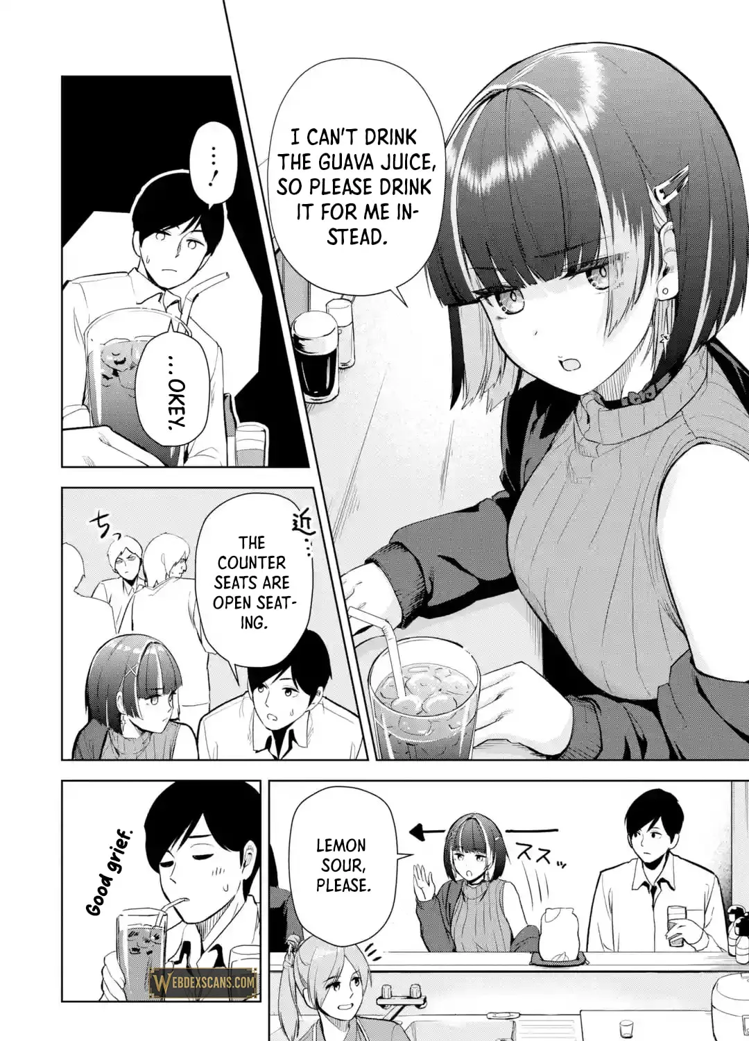 Gloomy Neighbor at the Standing Bar Chapter 1 page 23 - 