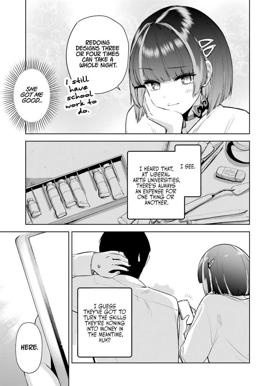 Gloomy Neighbor at the Standing Bar Chapter 3 page 12 - 