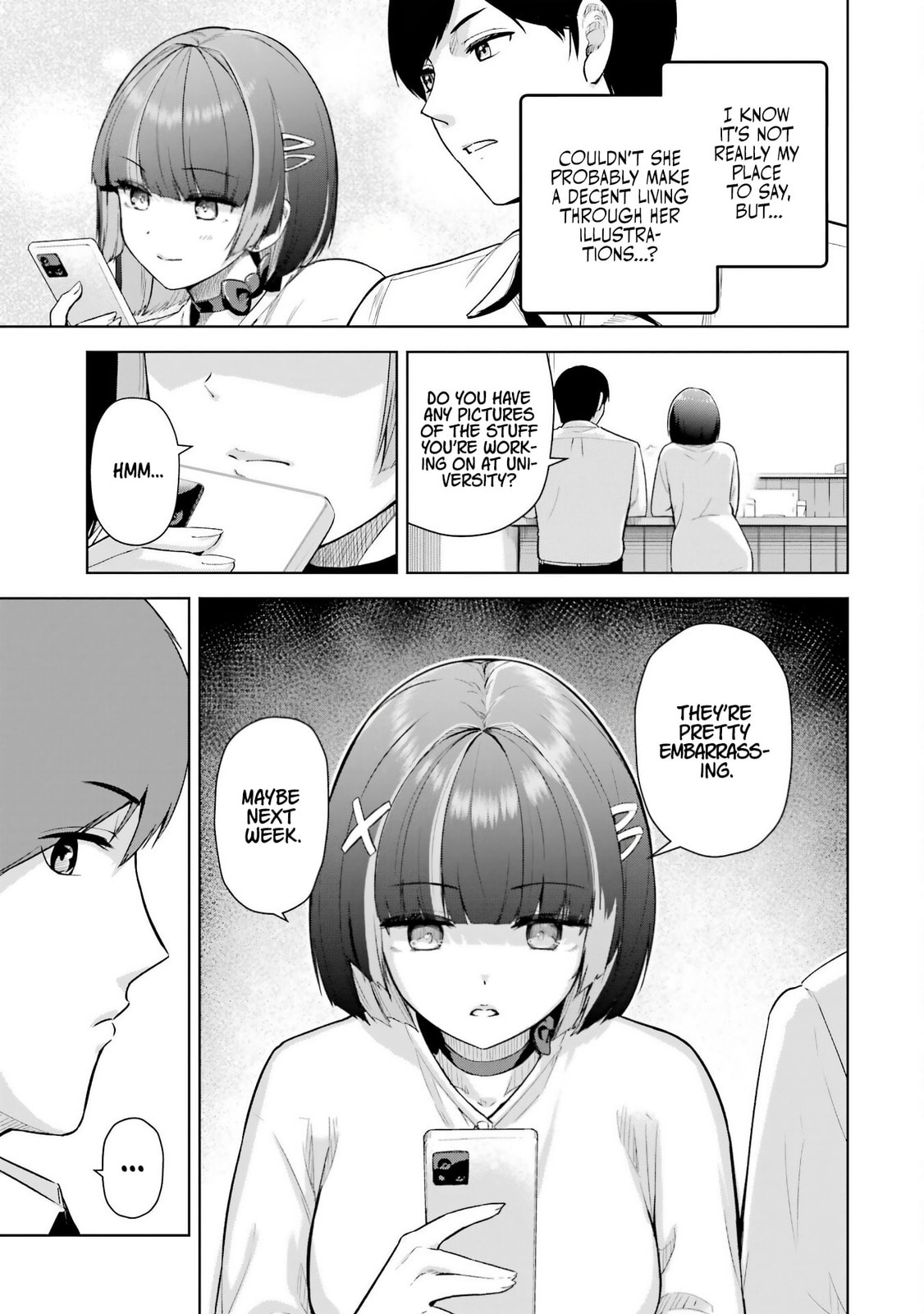 Gloomy Neighbor at the Standing Bar Chapter 3 page 14 - 