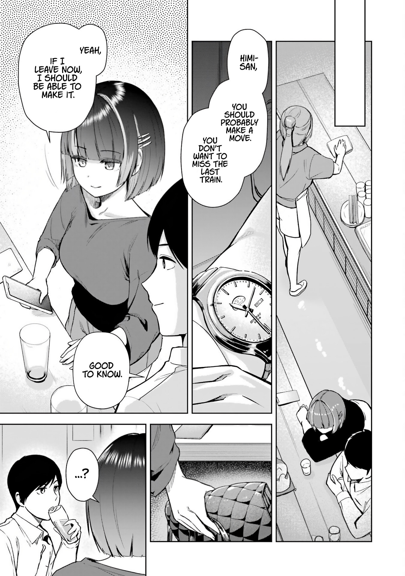 Gloomy Neighbor at the Standing Bar Chapter 4 page 12 - 